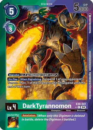 DarkTyrannomon (Limited Foil) — Chain of Liberation