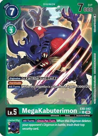 MegaKabuterimon (Limited Foil) — Chain of Liberation