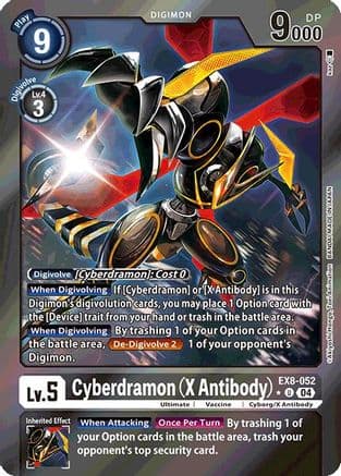 Cyberdramon (X Antibody) (Limited Foil) — Chain of Liberation