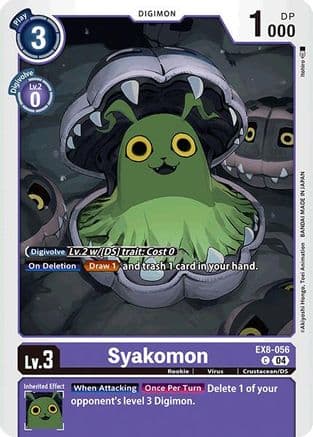 Syakomon — Chain of Liberation Digimon Card Game card by hashimoto