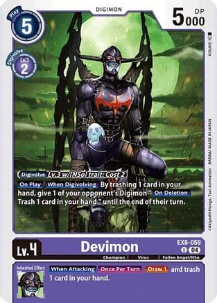 Devimon — Chain of Liberation Digimon Card Game card by KISUKE