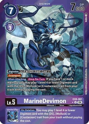MarineDevimon (Limited Foil) — Chain of Liberation