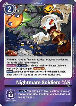 Nightmare Soldiers (Limited Foil) — Chain of Liberation