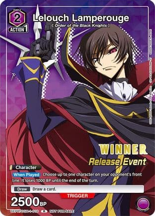 Lelouch Lamperouge (Release Event Winner) — UE04BT: CODE GEASS: Lelouch of the Rebellion Release Event Cards