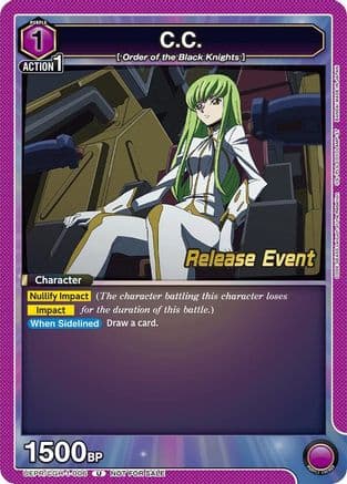 C.C. (006) — UE04BT: CODE GEASS: Lelouch of the Rebellion Release Event Cards