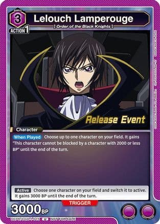 Lelouch Lamperouge (015) — Union Arena card