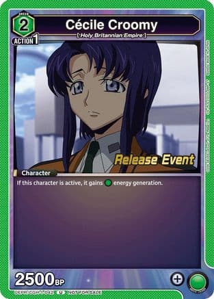 Cecile Croomy — UE04BT: CODE GEASS: Lelouch of the Rebellion Release Event Cards