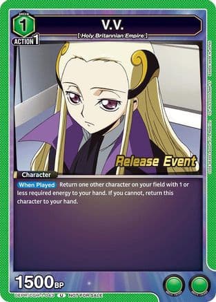 V.V. — UE04BT: CODE GEASS: Lelouch of the Rebellion Release Event Cards