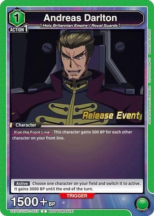 Andreas Darlton — UE04BT: CODE GEASS: Lelouch of the Rebellion Release Event Cards