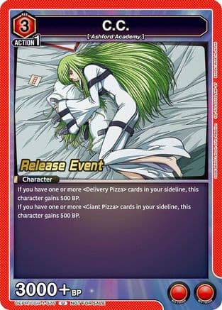 C.C. (076) — UE04BT: CODE GEASS: Lelouch of the Rebellion Release Event Cards