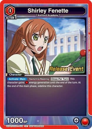 Shirley Fenette (079) — UE04BT: CODE GEASS: Lelouch of the Rebellion Release Event Cards