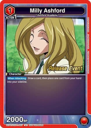 Milly Ashford (087) — UE04BT: CODE GEASS: Lelouch of the Rebellion Release Event Cards