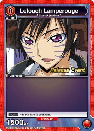 Lelouch Lamperouge (090) — UE04BT: CODE GEASS: Lelouch of the Rebellion Release Event Cards