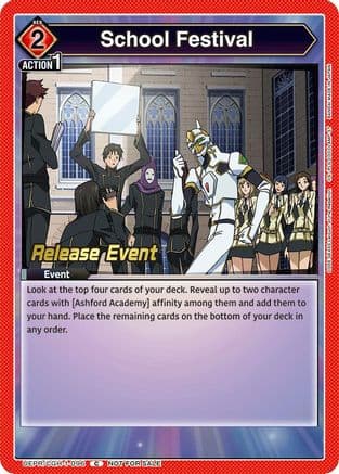 School Festival — UE04BT: CODE GEASS: Lelouch of the Rebellion Release Event Cards