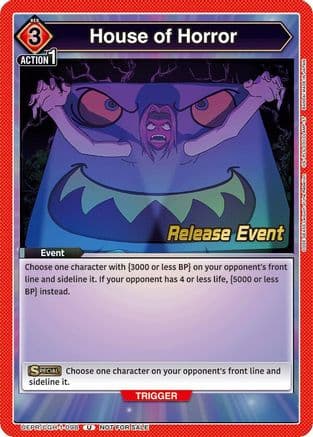 House of Horror — UE04BT: CODE GEASS: Lelouch of the Rebellion Release Event Cards