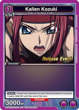 Kallen Kozuki (101) — UE04BT: CODE GEASS: Lelouch of the Rebellion Release Event Cards