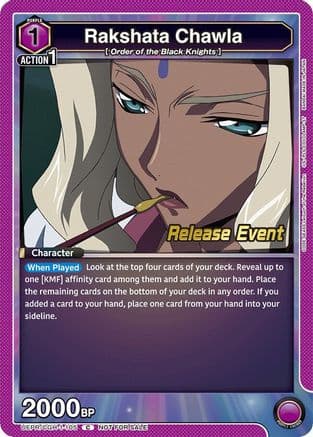 Rakshata Chawla (105) — UE04BT: CODE GEASS: Lelouch of the Rebellion Release Event Cards