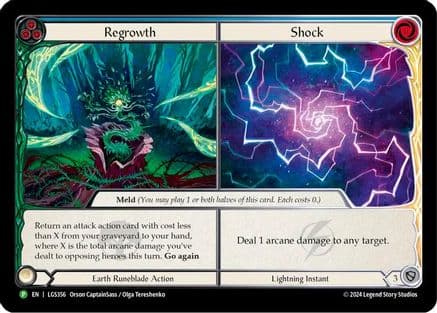 Regrowth // Shock - LGS356 — Flesh and Blood: Promo Cards