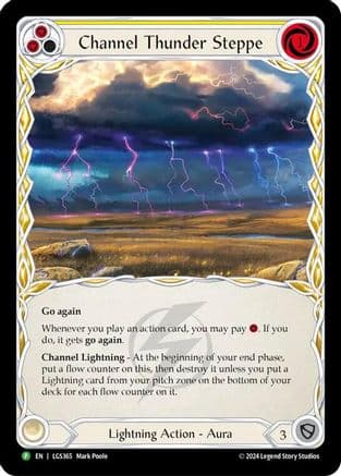 Channel Thunder Steppe - LGS365 — Flesh and Blood: Promo Cards Flesh and Blood card by Mark Poole