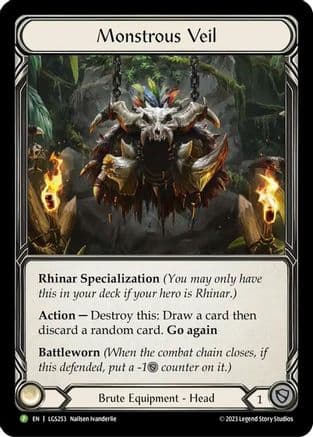 Monstrous Veil - LGS253 — Flesh and Blood: Promo Cards