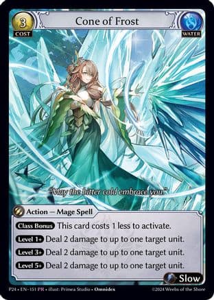 Cone of Frost — Promotional Cards