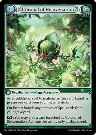 Coronal of Rejuvenation — Promotional Cards