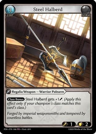 Steel Halberd — Promotional Cards