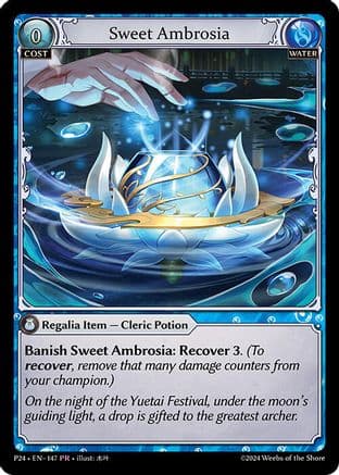 Sweet Ambrosia — Promotional Cards