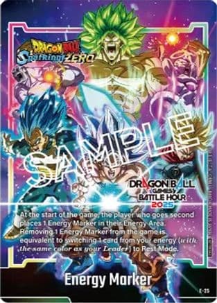 Energy Marker (E-25) (Dragon Ball Games Battle Hour 2025 Promo Card Set) — Fusion World Energy Markers
