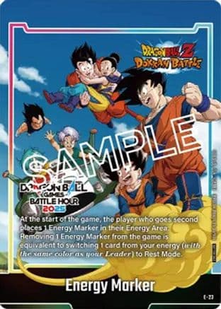 Energy Marker (E-23) (Dragon Ball Games Battle Hour 2025 Promo Card Set) — Fusion World Energy Markers
