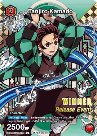 Tanjiro Kamado (Release Event Winner) — UE05BT: Demon Slayer: Kimetsu no Yaiba Release Event Cards