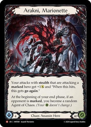 Arakni, Marionette — The Hunted Flesh and Blood card by Isuardi Therianto