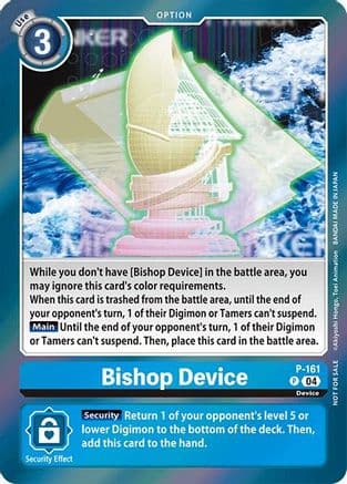 Bishop Device (-Chain of Liberation- Upgrade Pack — Digimon Promotion Cards