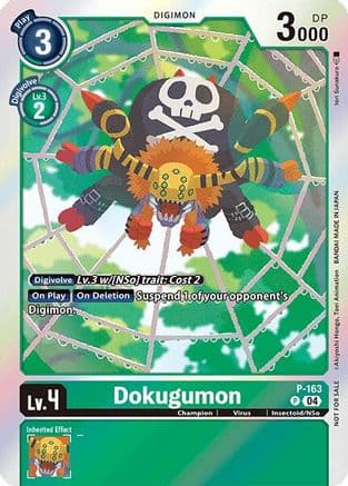 Dokugumon (-Chain of Liberation- Upgrade Pack — Digimon Promotion Cards