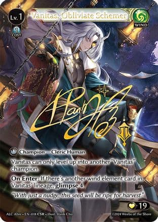 Vanitas, Obliviate Schemer (CSR) — Alchemical Revolution Alter Edition