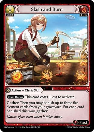 Slash and Burn — Alchemical Revolution Alter Edition