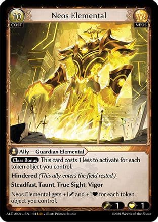 Neos Elemental — Alchemical Revolution Alter Edition