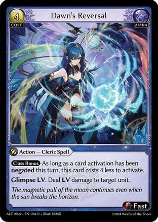 Dawn's Reversal — Alchemical Revolution Alter Edition