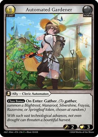 Automated Gardener — Alchemical Revolution Alter Edition