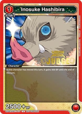 Inosuke Hashibira (Judge Pack) — Union Arena Promotion Cards