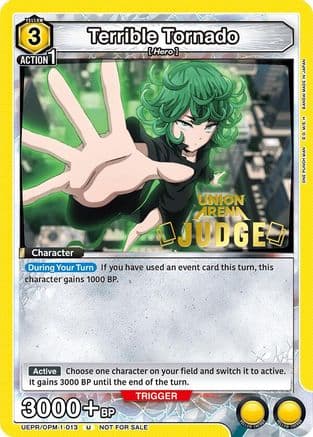 Terrible Tornado (Judge Pack) — Union Arena Promotion Cards