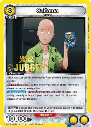 Saitama (Judge Pack) — Union Arena Promotion Cards