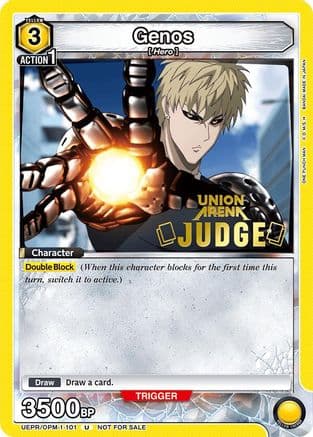 Genos (Judge Pack) — Union Arena Promotion Cards