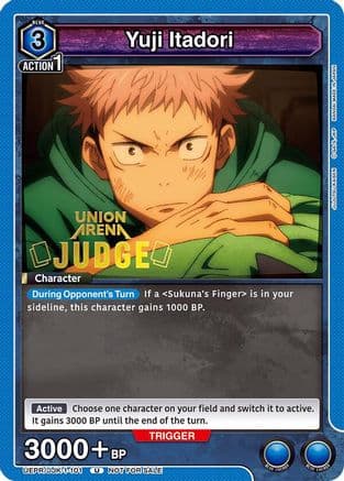 Yuji Itadori (101) (Judge Pack) — Union Arena Promotion Cards