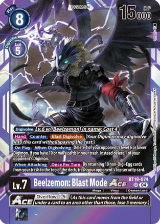 Beelzemon: Blast Mode ACE — Release Special Booster 2.5