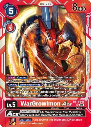 WarGrowlmon ACE — Release Special Booster 2.5