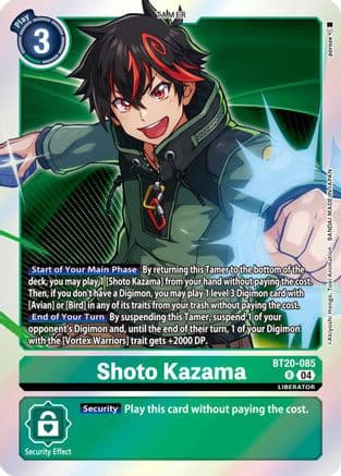 Shoto Kazama — Release Special Booster 2.5