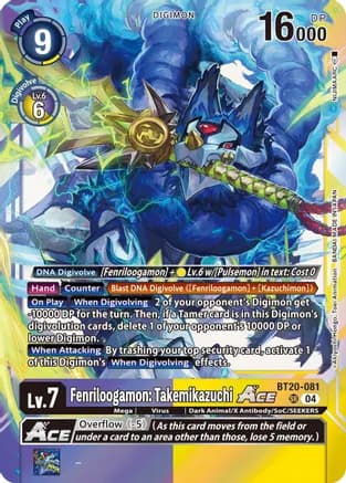 Fenriloogamon: Takemikazuchi ACE — Release Special Booster 2.5