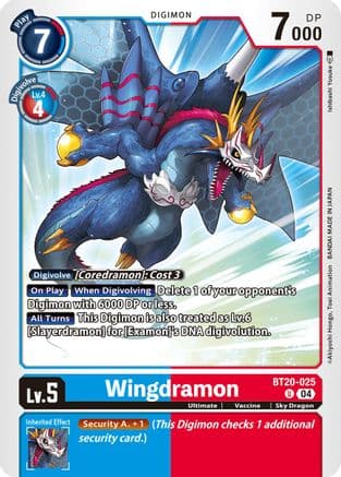 Wingdramon — Release Special Booster 2.5