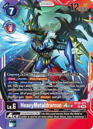 HeavyMetaldramon ACE — Release Special Booster 2.5